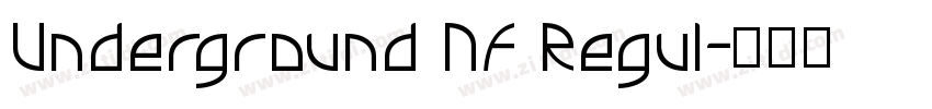 Underground NF Regul字体转换